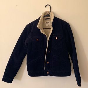 Wrangler Women’s Sherpa Corduroy Jacket Black Small
